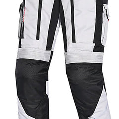 BELA TRANSFORMER PANTALONI UOMO MOTO TESSUTO GHIACCIO NERO ROSSO 