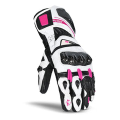 BELA VENOM RS GUANTI DONNA CORSA BIANCO/NERO/ROSA 