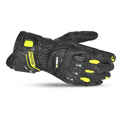 BELA VENOM RS GUANTI DONNA CORSA NERI / FLUORESCENTE GIALLO 