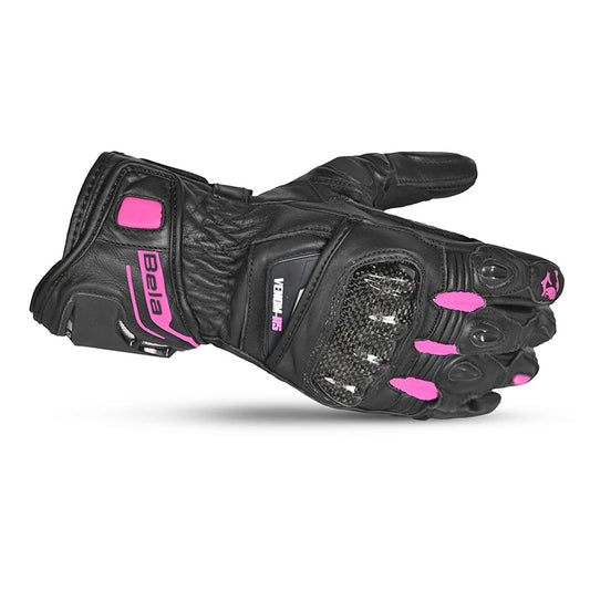 BELA VENOM RS GUANTI DONNA CORSA NERO/ROSA – Yamoto.it