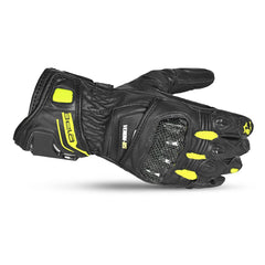 BELA VENOM RS GUANTI UOMO CORSA NERI / FLUORESCENTE GIALLO 