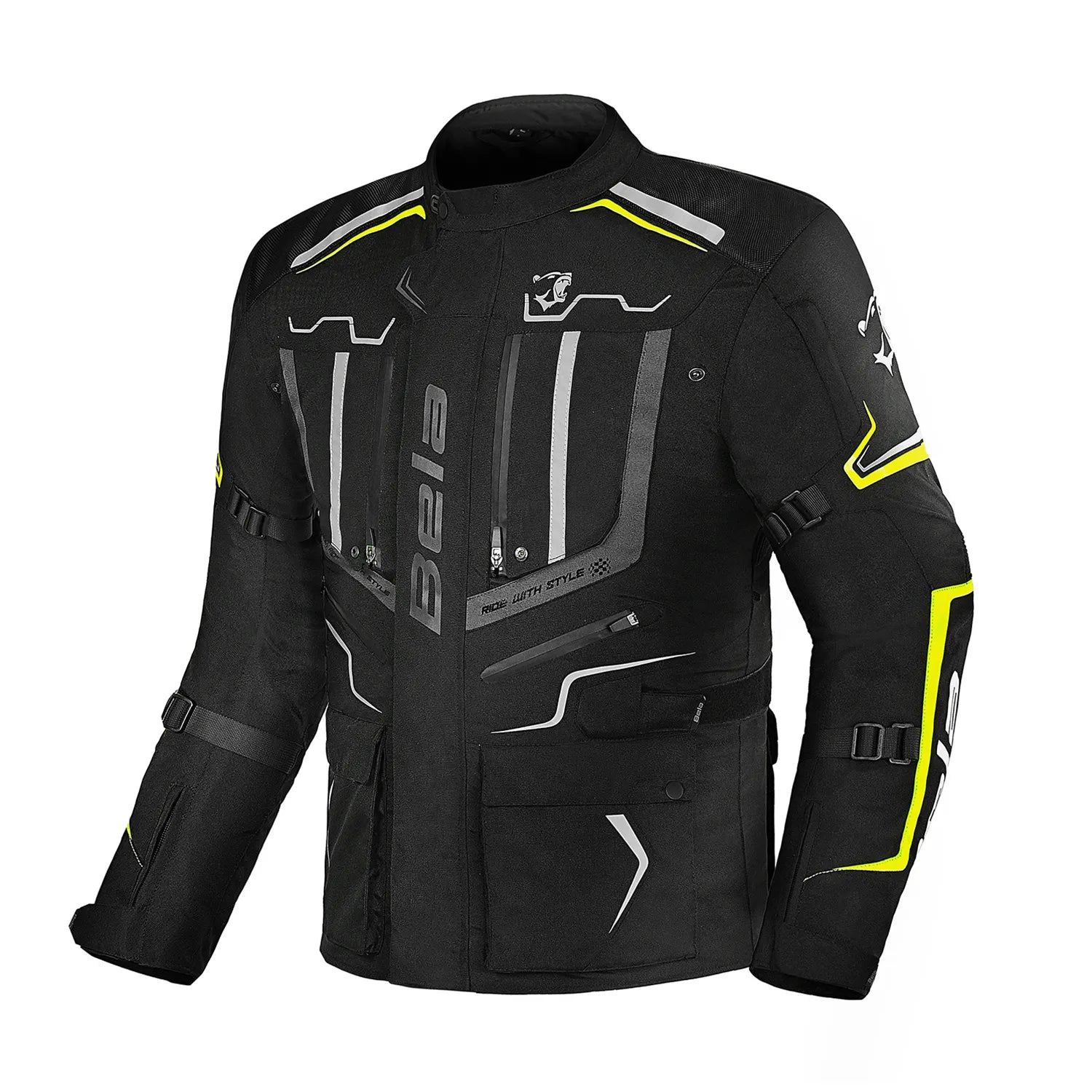 BELA WATSON TEXTLE CHAQUETA DE MOTO NEGRO ANTHIRACITE 