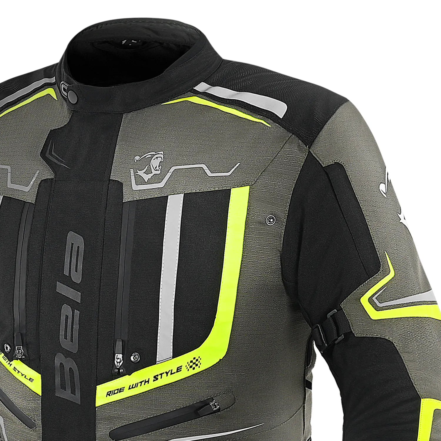BELA WATSON GIACCA DI MOTO TURISMO NERO CACHI 