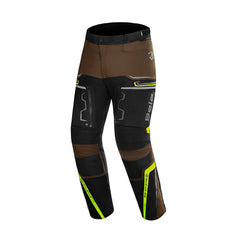 BELA WATSON TESSILE TURISMO PANTALONI DI MOTO UOMO NERO MARRONE GIALLO BIANCO 