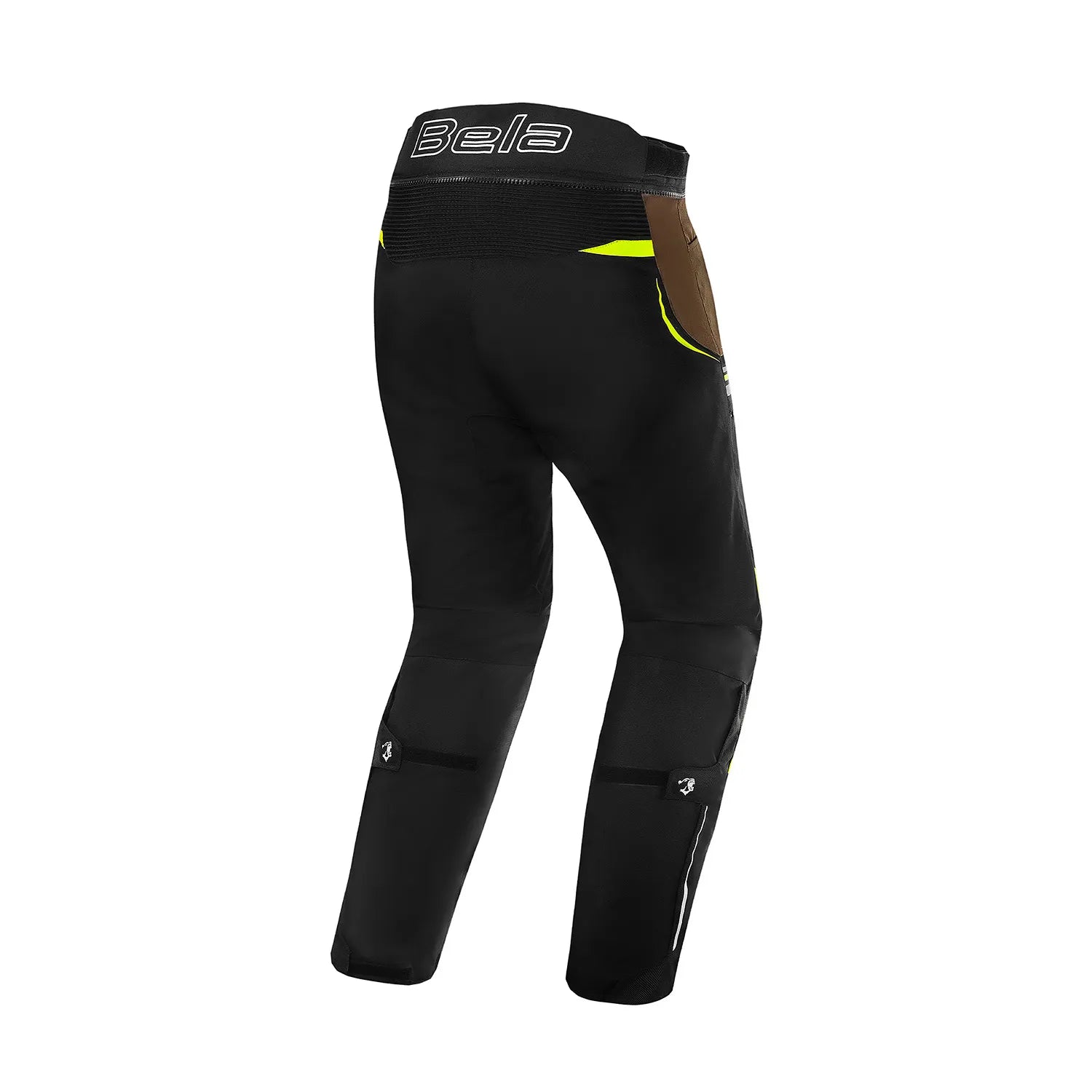 BELA WATSON TESSILE TURISMO PANTALONI DI MOTO UOMO NERO MARRONE GIALLO BIANCO 
