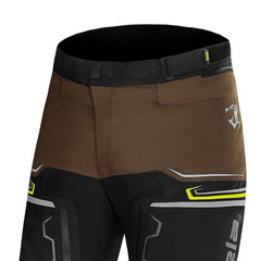 BELA WATSON TESSILE TURISMO PANTALONI DI MOTO UOMO NERO MARRONE GIALLO BIANCO 
