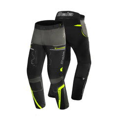 BELA WATSON PANTALONI DE MOTO VERDE NERO 