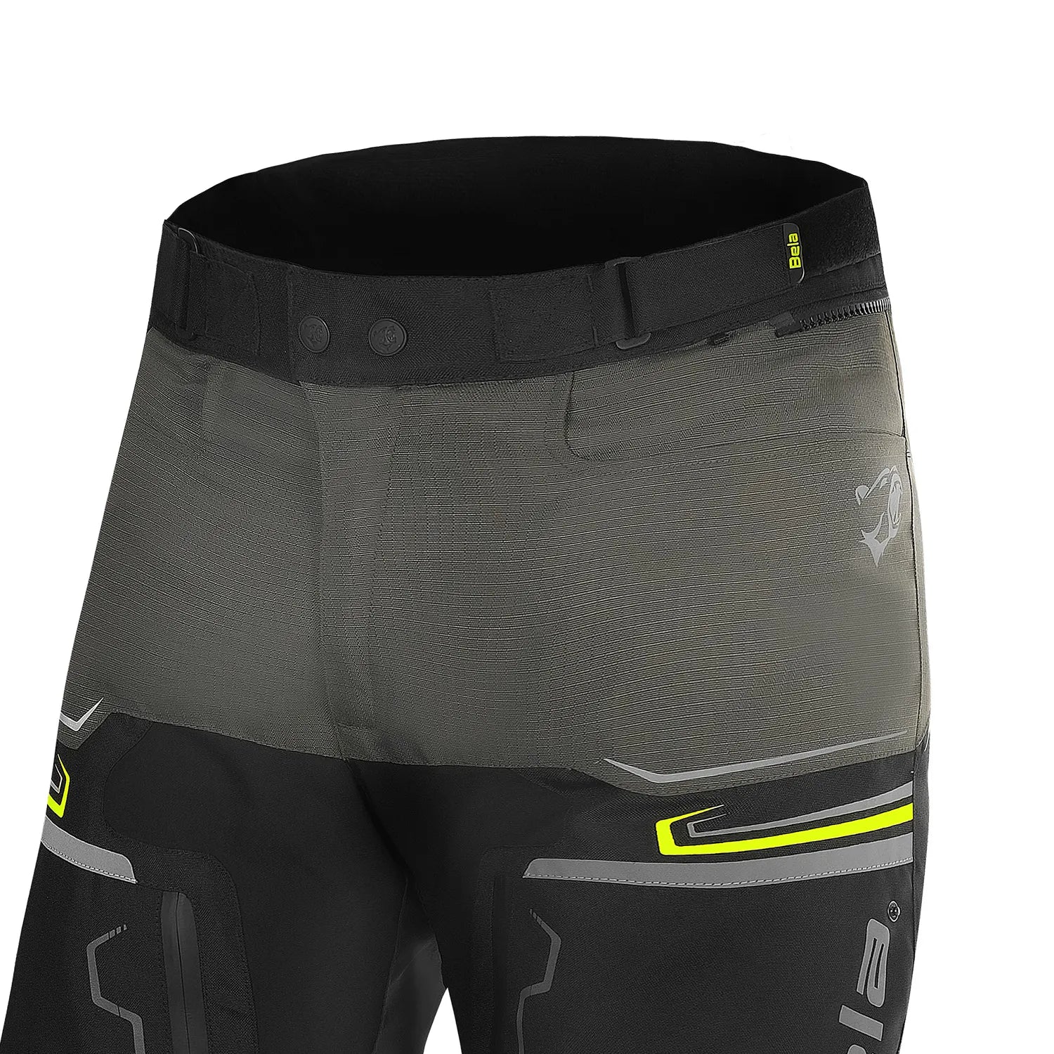 BELA WATSON PANTALONI DE MOTO VERDE NERO 