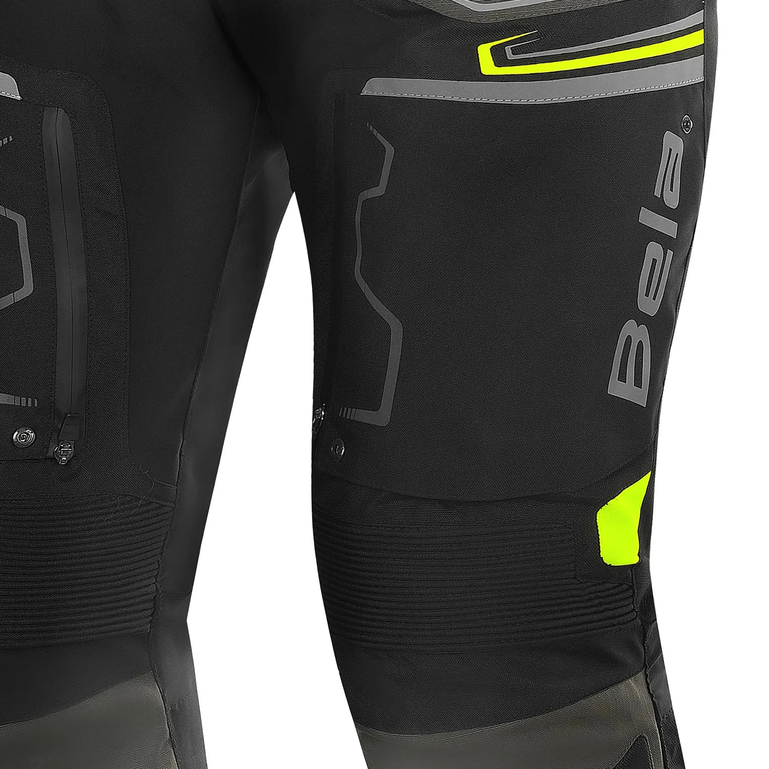 BELA WATSON PANTALONI DE MOTO VERDE NERO 