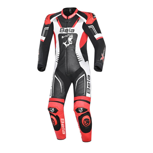 Traje de carrera BELA-1PC X NEGRO/BLANCO/ROJO – Yamoto.it