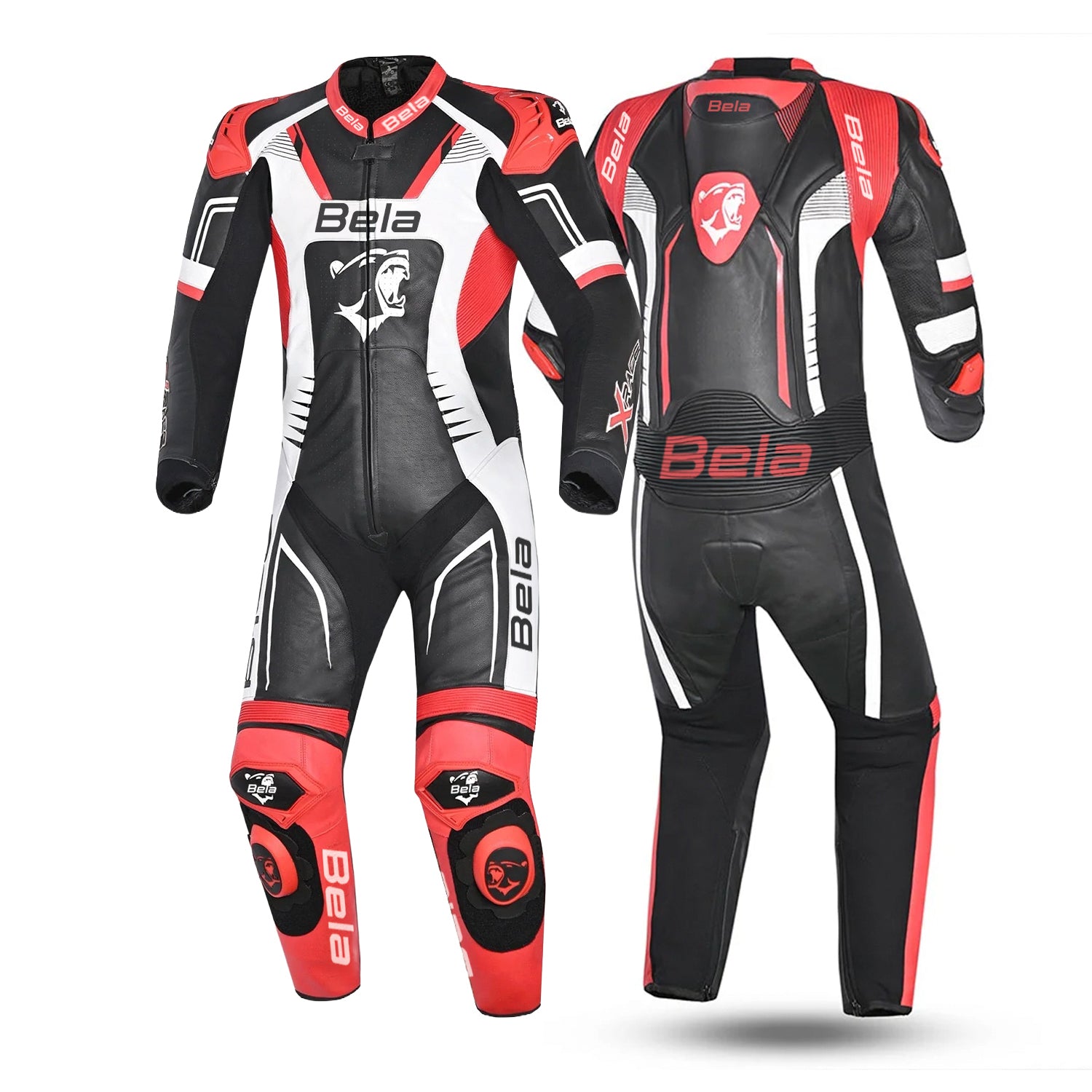 BELA X RACE TUTA 1 PEZZO NERO/BIANCO/ROSSO UOMO 