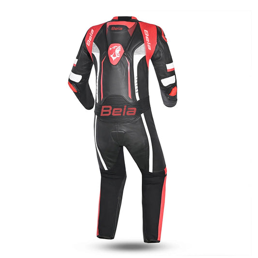 Traje de carrera BELA-1PC X NEGRO/BLANCO/ROJO – Yamoto.it
