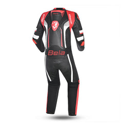 BELA X RACE TUTA 1 PEZZO NERO/BIANCO/ROSSO UOMO 