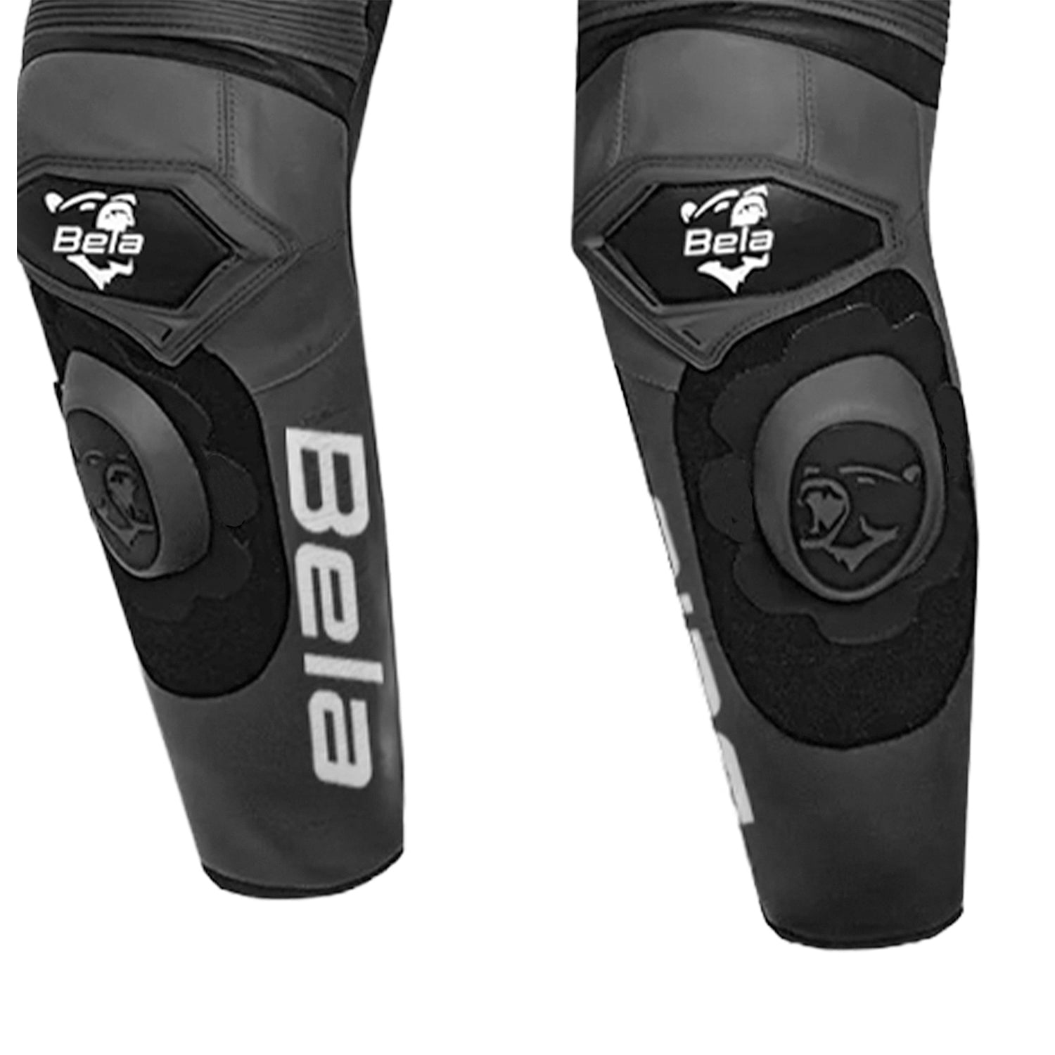 BELA X RACE TUTA IN PELLE 1 PEZZO NERO/BIANCO UOMO 