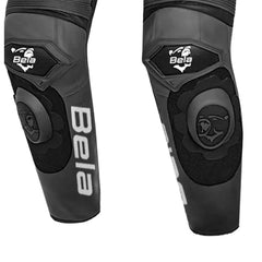 BELA X RACE TUTA IN PELLE 1 PEZZO NERO/BIANCO UOMO 