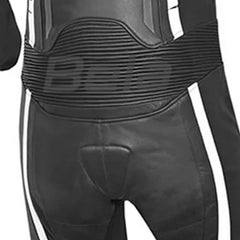 BELA X RACE TUTA IN PELLE 1 PEZZO NERO/BIANCO UOMO 