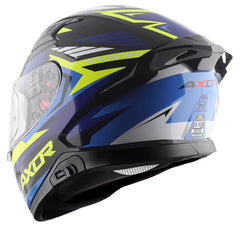 AXOR Helmets APEX STREAK CASCHI INTEGRALE NERO BLU 