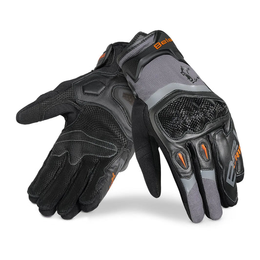 BELA DARING GUANTI DI MOTO UOMO NERO GRIGIO ARANCIA – Yamoto.it