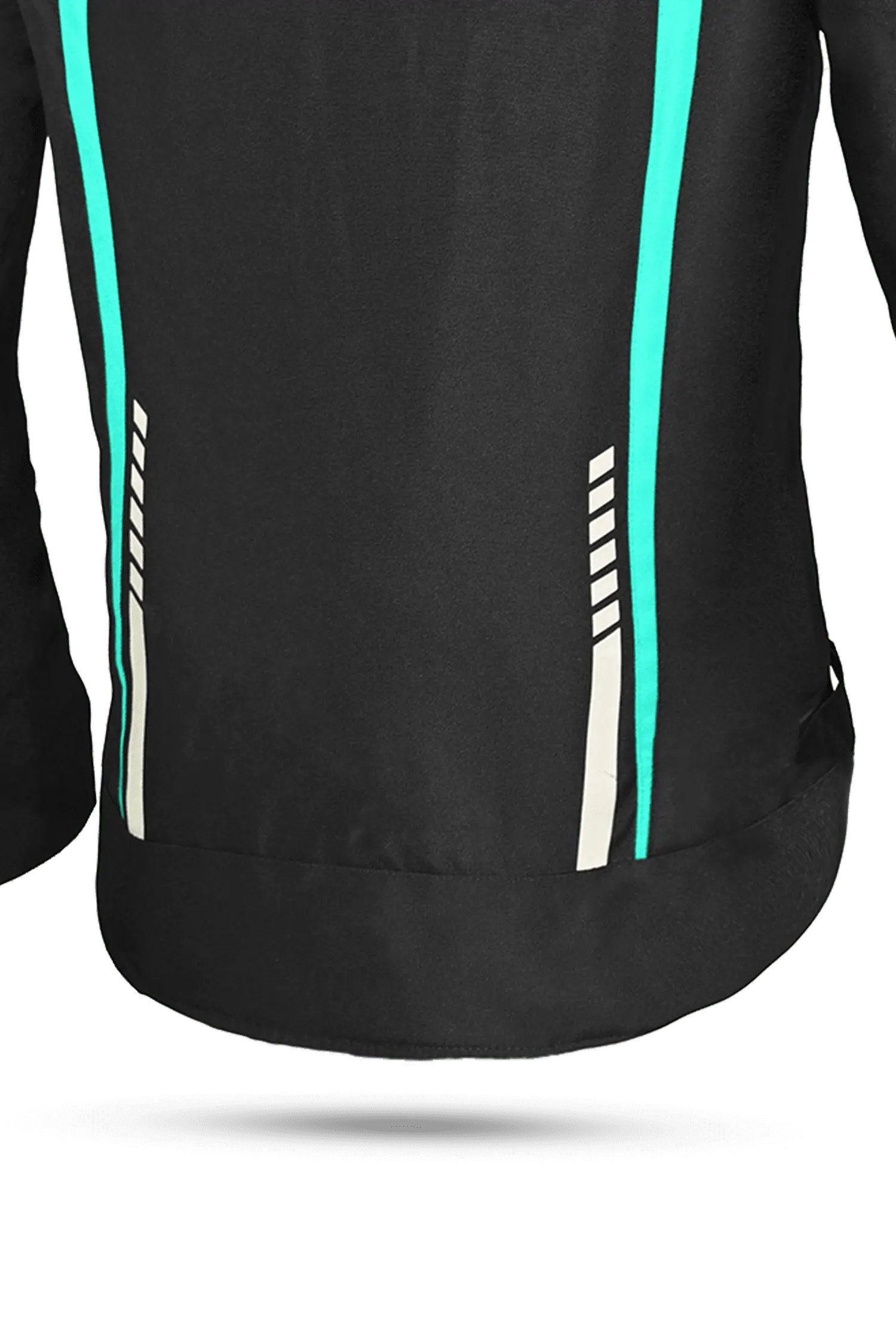 R-Tech Marshal Giacca da donna Moto Nero/Turquesa
