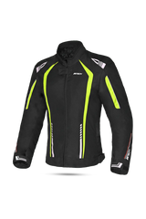 R-TECH - Giacca in tessuto Marshal donna Nera/Giallo Fluo