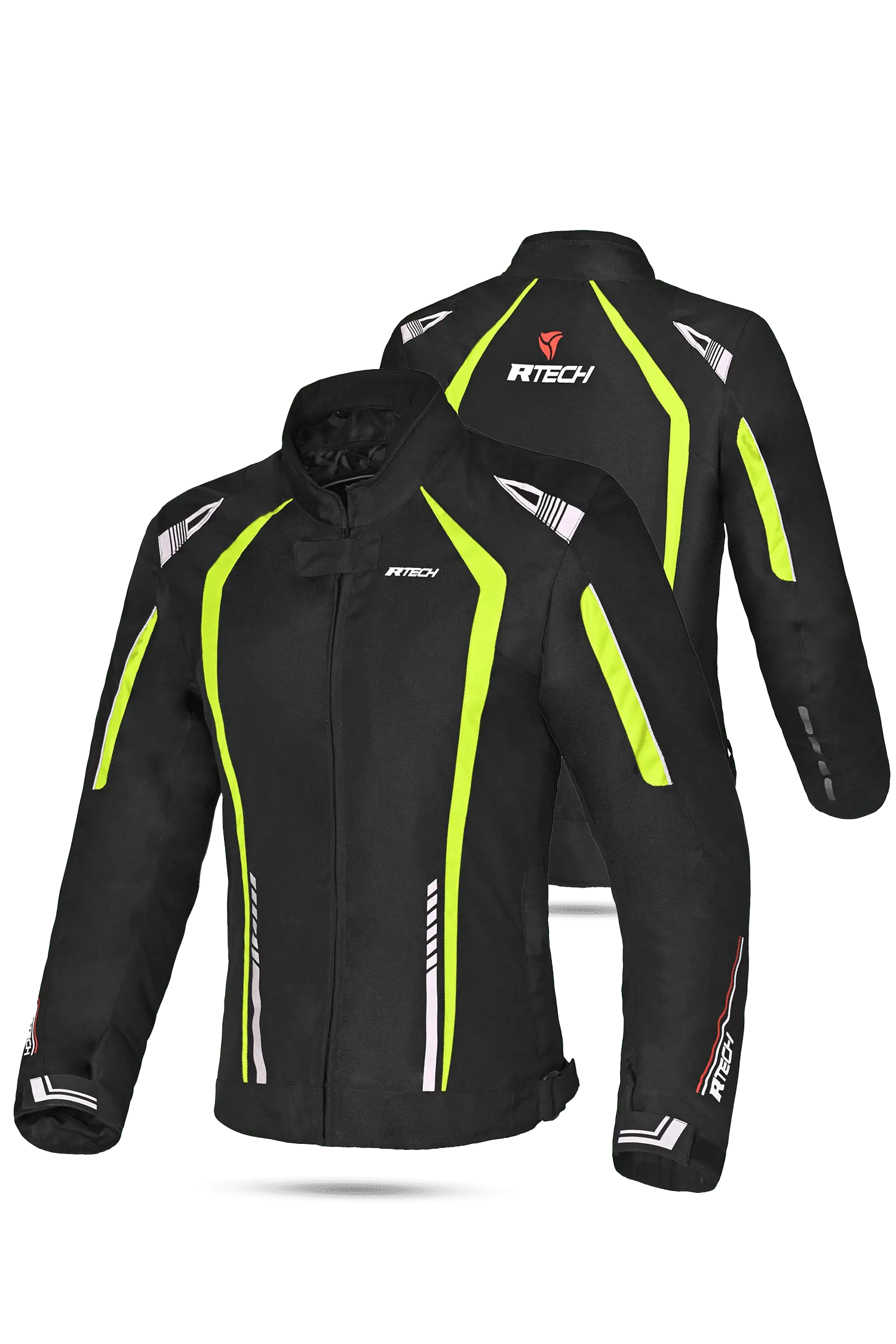 R-TECH - Giacca in tessuto Marshal donna Nera/Giallo Fluo