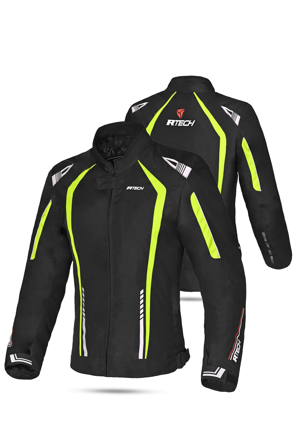 R-TECH - Giacca in tessuto Marshal donna Nera/Giallo Fluo