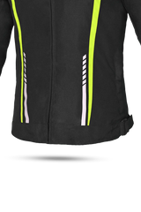 R-TECH - Giacca in tessuto Marshal donna Nera/Giallo Fluo