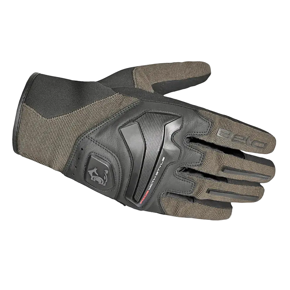 Bela - Guanto In Tessuto Star Sand/Nero 