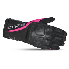 Bela Highway Donna Guanti invernali da Donna Nero/Rosa back
