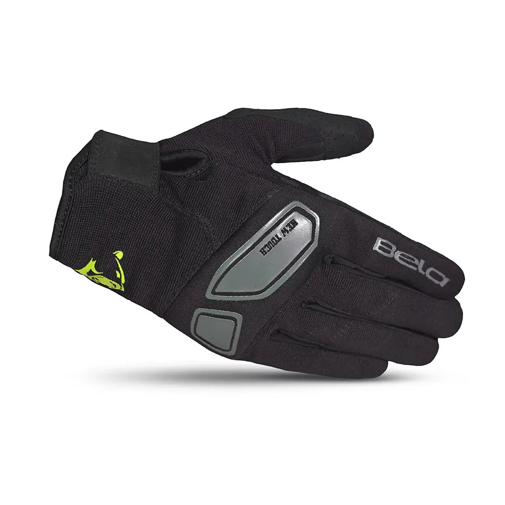 Bela Lmbu2 Guanti Estivi Uomo Neri Gialli 