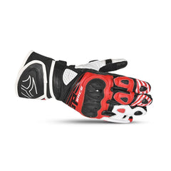 R-tech GP Racing  Guanti da corsa da uomo - NERO/ROSSO 