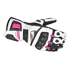 BELA Venom RS Guanti da corsa da Donna- Bianco/Nero/Rosa 