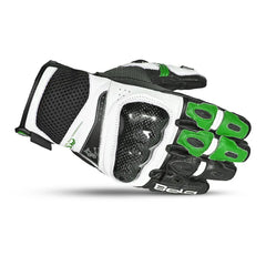 Bela Rocket Short verde Guanto da Motociclista  left