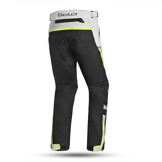 Bela Tour to Snow Pantaloni in tessuto per uomo Nero / Antracite / Ghiaccio / Giallo Fluorescente back