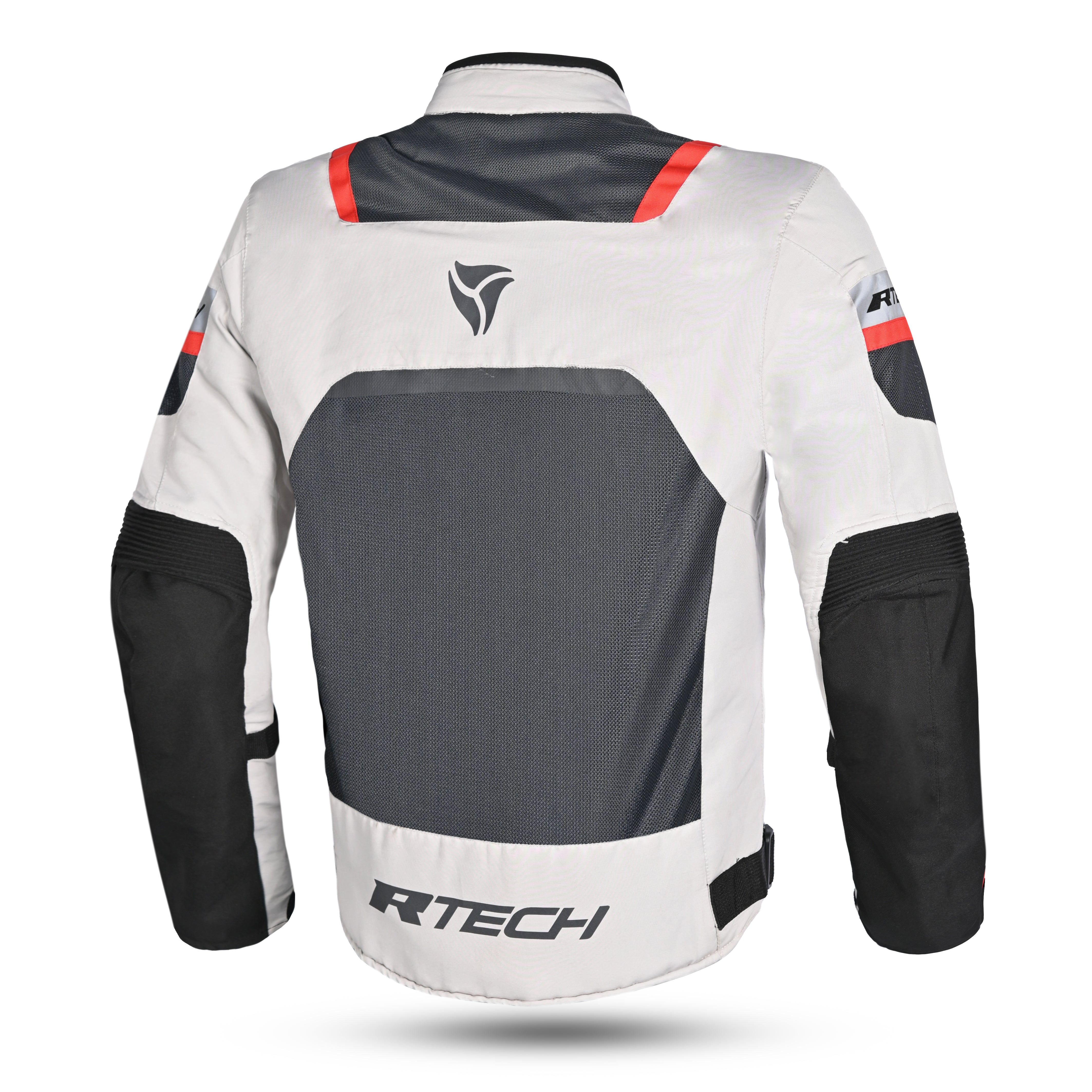 R-TECH SPIRAL MESH GIACCA MOTO ESTIVA IN TESSUTO  BIANCO/NERO/ROSSO 