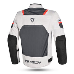 R-TECH SPIRAL MESH GIACCA MOTO ESTIVA IN TESSUTO  BIANCO/NERO/ROSSO 