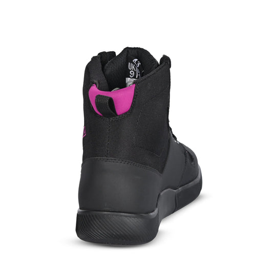 SHUA Oddin corsa donna Stivali neri fucsia 