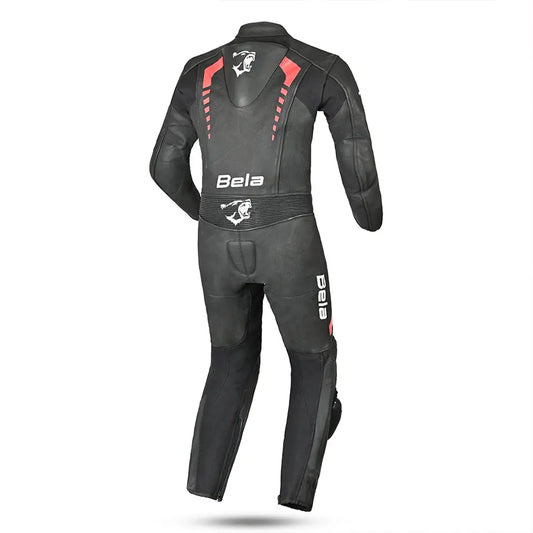 Bela Rollover Nero rosso 1PC Tute da Moto in Pelle Bambini back