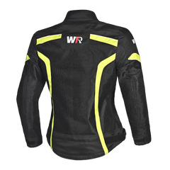 WTR - Mesh Blazer Donna  Giacca per moto Nero giallo  Flo 