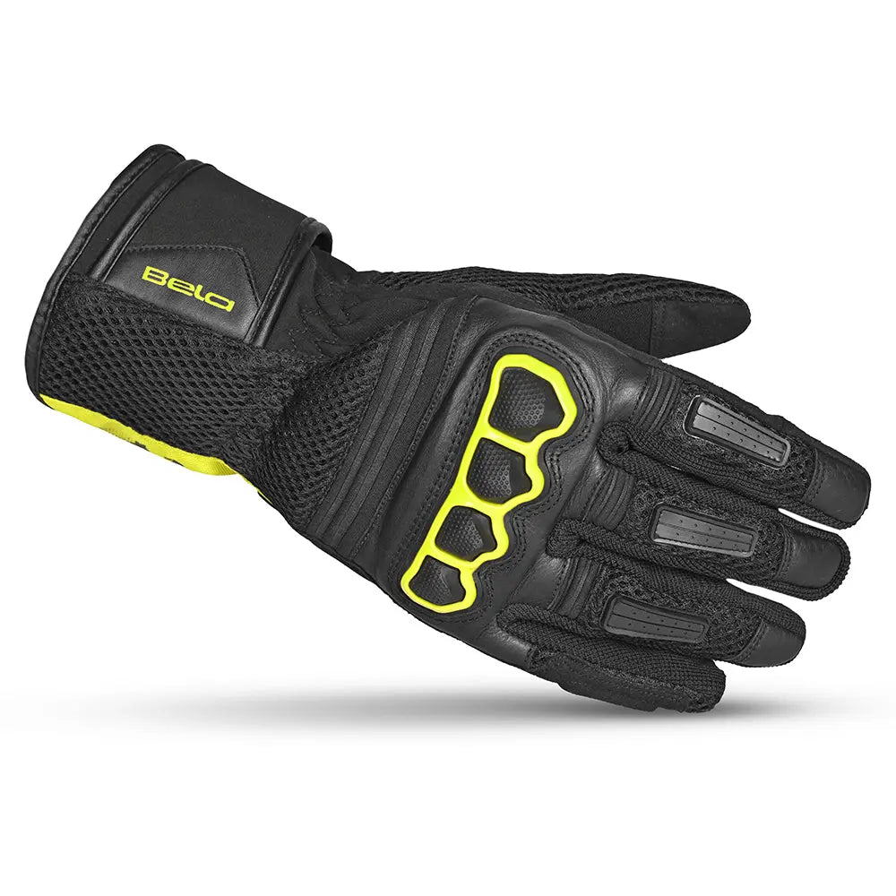 Bela Twix Donna Guanti Moto - Nero Giallo left