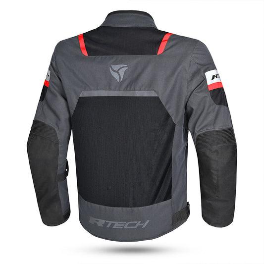 R-TECH SPIRAL MESH GIACCA MOTO IN TESSUTO UOMO NERO/ROSSO/ANTRACITE – Yamoto.it