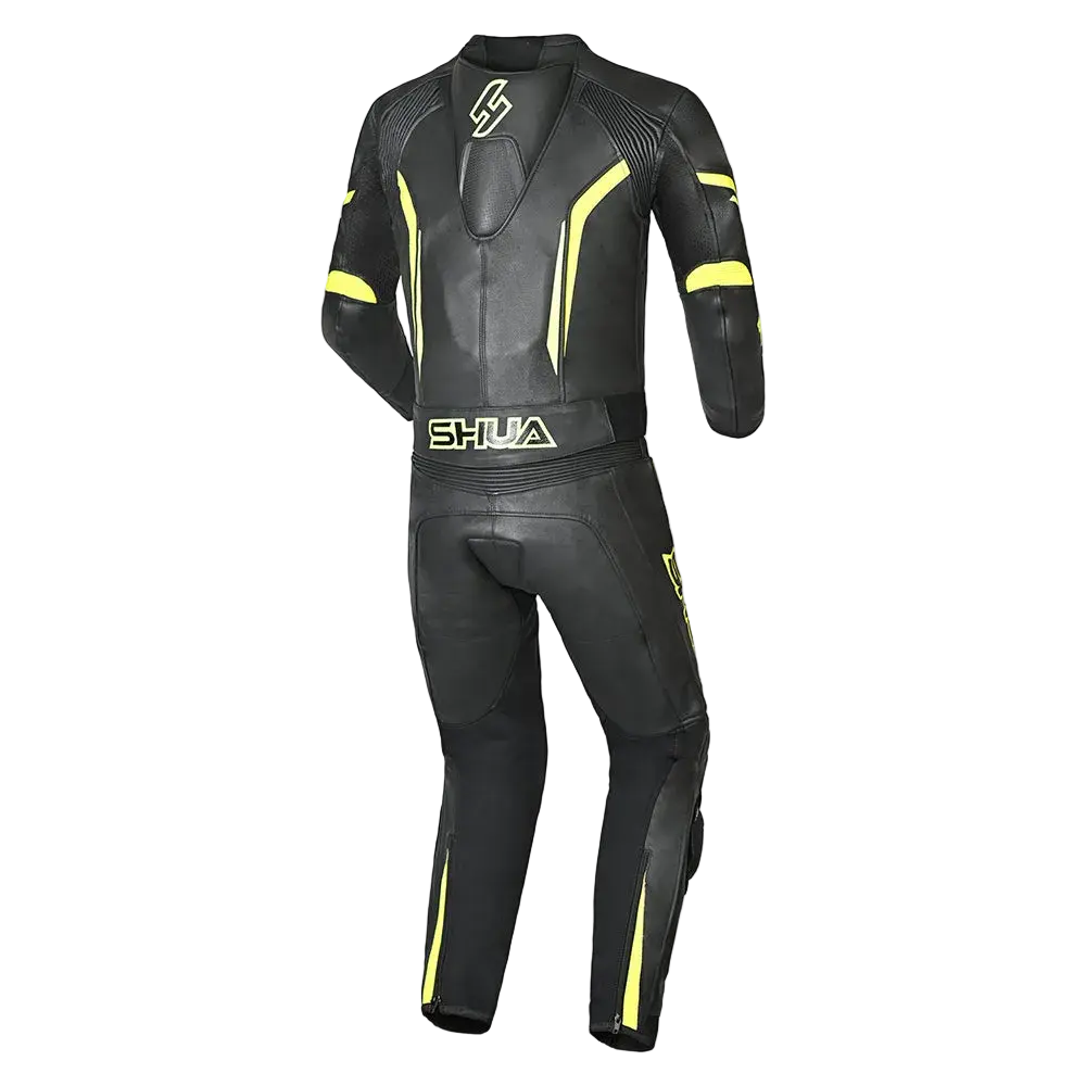 SHUA - TUTA 2 PC INFINITY UOMO NERO GIALLO 