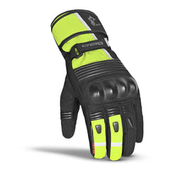 Bela Ice Winter WP Guanti Moto Nero/Giallo Fluor front