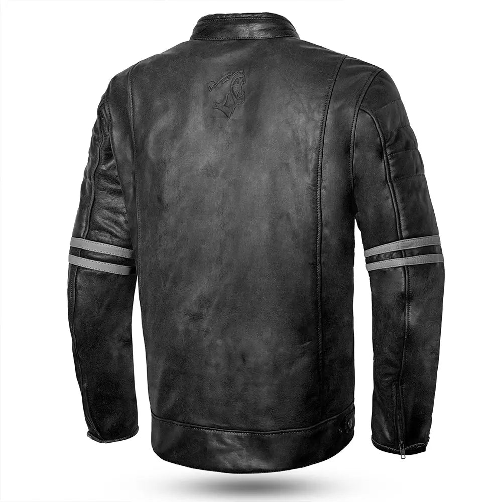 BELA - Royal Rider Vintage Giacca in Nero grigio vintage back