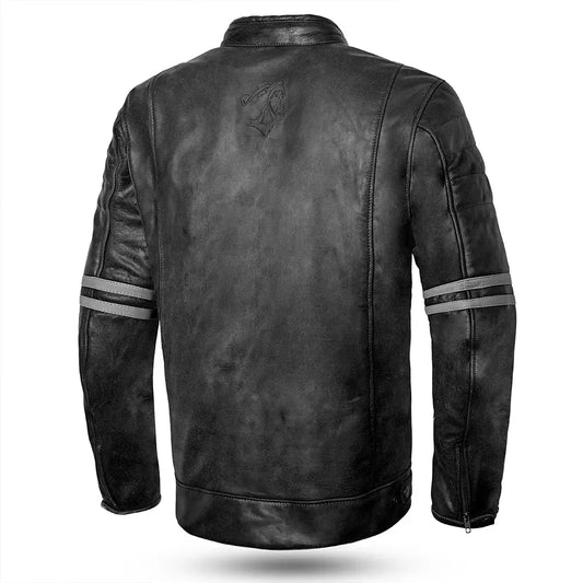 BELA - Royal Rider Vintage Giacca in Nero grigio vintage back