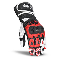R-tech GP Racing  Guanti da corsa da uomo - NERO/ROSSO 