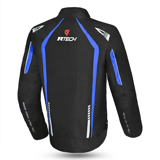 R-Tech Marshal Blu Giacche Moto Tessile back