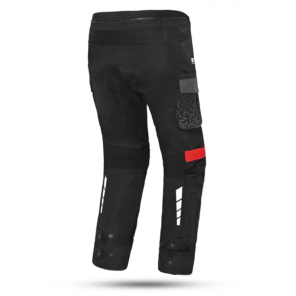 BELA CROSSROAD EXTREME PANTALONI UOMO MOTO NERO ANTRACITE ROSSO 