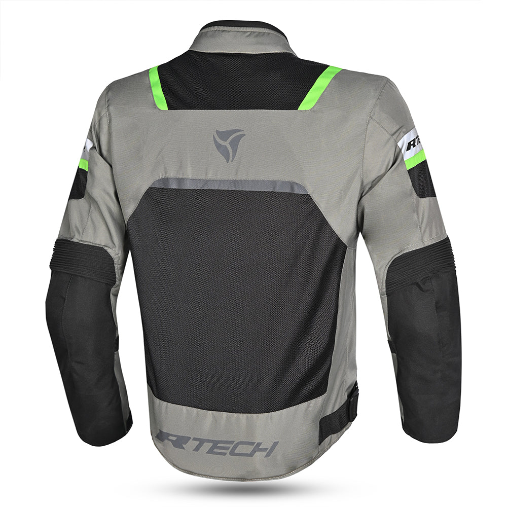 R-TECH SPIRAL MESH GIACCA MOTO GRIGIO/ARANCIO 