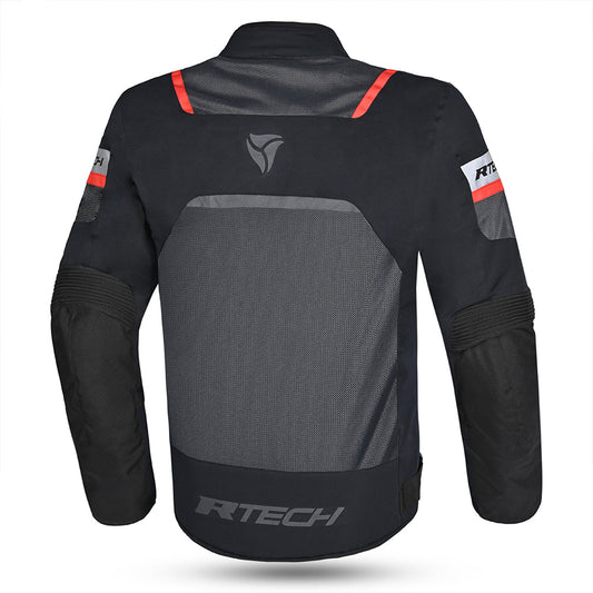 R-TECH SPIRAL MESH GIACCA MOTO IN TESSUTO UOMO GRIGIO/NERO/ROSSO – Yamoto.it